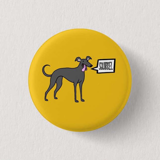 Bóton Redondo 2.54cm Esquilo! (Frente)