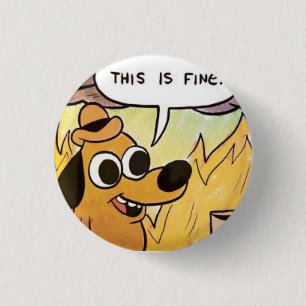 Bóton Redondo 2.54cm Este é Pin fino de Meme