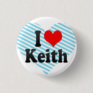 Bóton Redondo 2.54cm Eu amo Keith