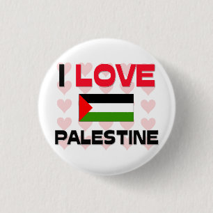 Bóton Redondo 2.54cm Eu amo Palestina