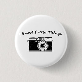 Bóton Redondo 2.54cm Eu disparo na fotografia bonito das coisas