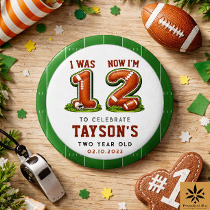 Bóton Redondo 2.54cm Eu Era 1, Agora Sou 2 – Football America 2º Aniver