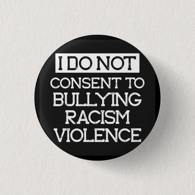Bóton Redondo 2.54cm Eu não consinto (Frente)