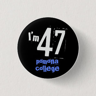 Bóton Redondo 2.54cm Eu sou faculdade de 47 Pomona