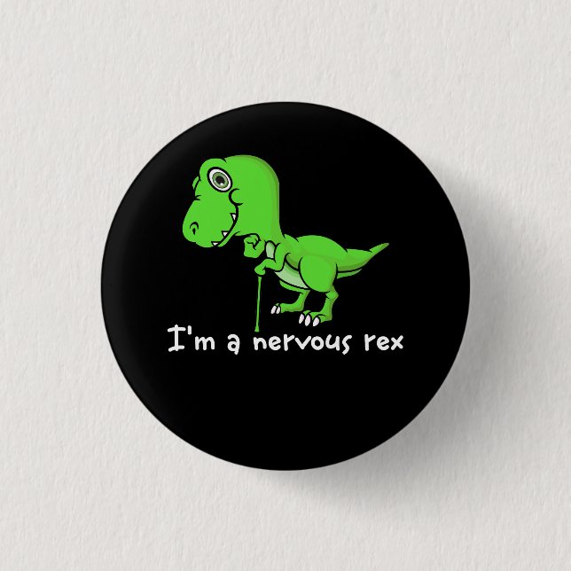 Bóton Redondo 2.54cm Eu Sou Um Dinossauro De Sensibilização Para A Saúd (Frente)