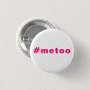 Bóton Redondo 2.54cm eu também, #metoo, orgulho magenta cor-de-rosa