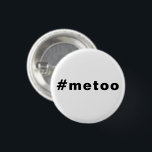 Bóton Redondo 2.54cm eu também, #metoo, orgulho preto branco<br><div class="desc">eu também,  #metoo,  orgulho preto,  botão branco,  pin</div>