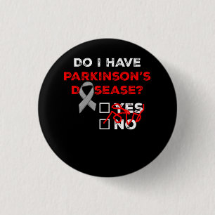 Bóton Redondo 2.54cm Eu Tenho Parkinsons Sensibilizando o Guerreiro Sur