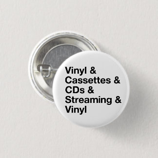 Bóton Redondo 2.54cm Evolution of Music Button