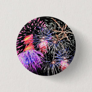 Bóton Redondo 2.54cm Exibição do Fireworks