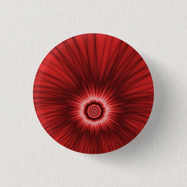 Bóton Redondo 2.54cm Explosão Vermelha do Botão Pinback (Frente)