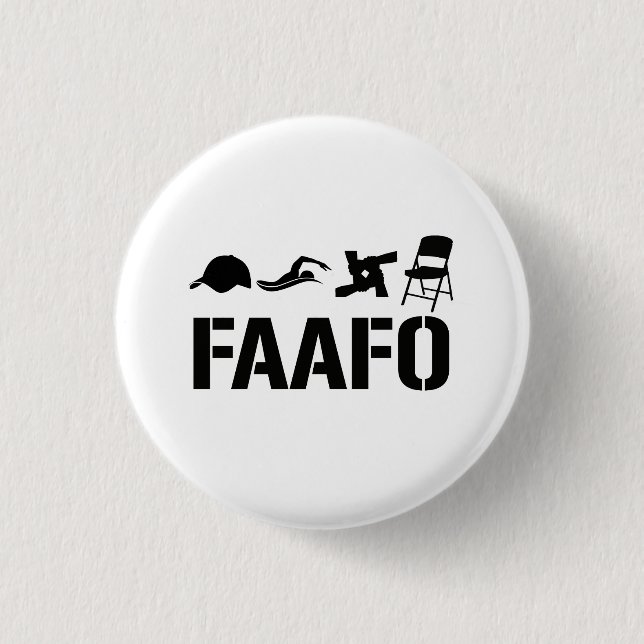 Bóton Redondo 2.54cm F@ck Em Volta E Descubra (Frente)