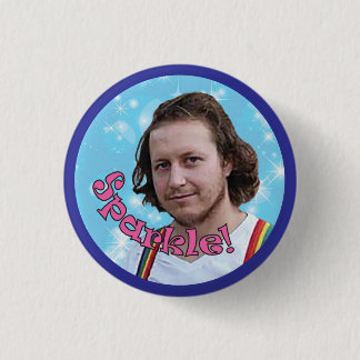 Bóton Redondo 2.54cm Faísca Kurt! , 1 botão redondo da polegada do ¼