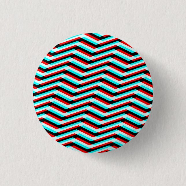 Bóton Redondo 2.54cm Falha Chevron (Frente)