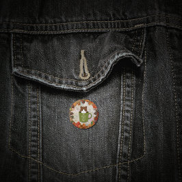 Bóton Redondo 2.54cm Fall Break Cat