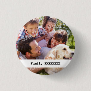 Bóton Redondo 2.54cm Família Personalizada