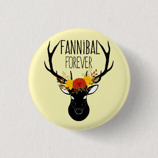 Bóton Redondo 2.54cm Fannibal para sempre