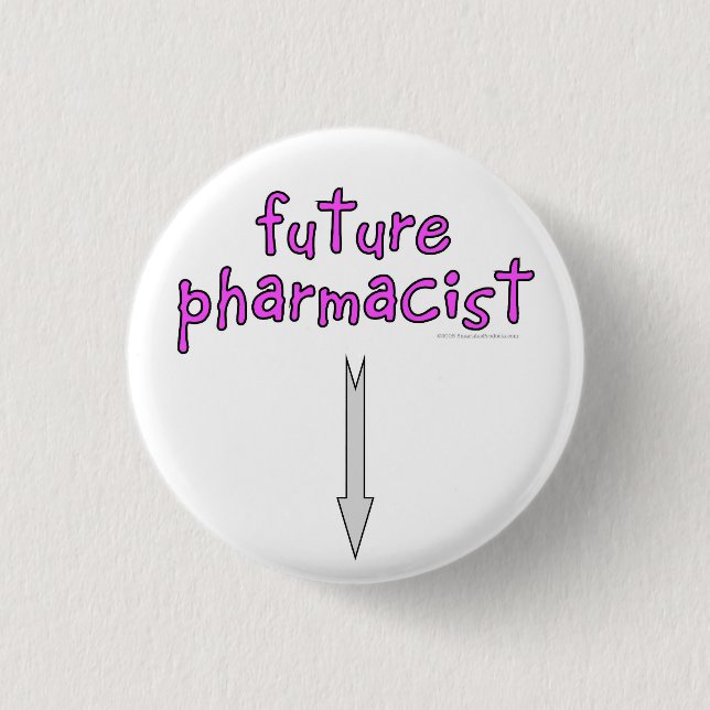 Bóton Redondo 2.54cm farmacêutico futuro (Frente)