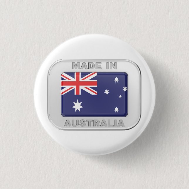 Bóton Redondo 2.54cm Feito na Austrália (Frente)