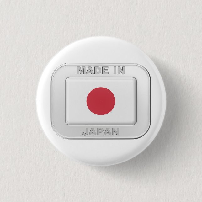Bóton Redondo 2.54cm Feito no Japão (Frente)