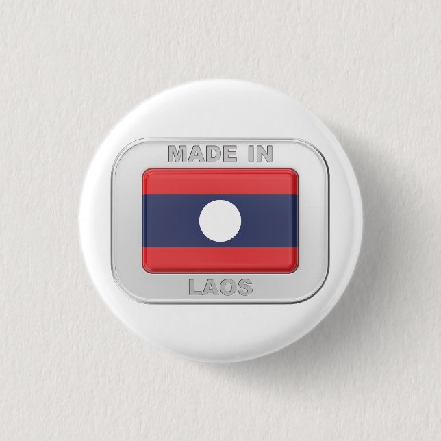 Bóton Redondo 2.54cm Feito no Laos (Frente)