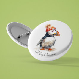 Bóton Redondo 2.54cm Feliz Puffin, personalizado