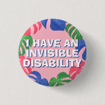 Feminina Rosa Tropical Deixa Invisível Deficiência