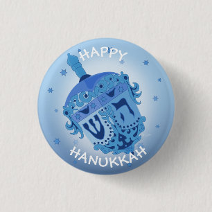 Bóton Redondo 2.54cm FERIADOS FELIZES pequenos, 1 polegada de HANUKKAH