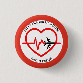 Bóton Redondo 2.54cm Festa de Fim de Semana da Bachelorette Personaliza
