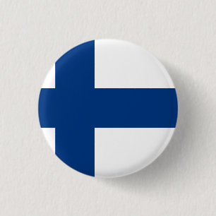 Bóton Redondo 2.54cm Finlândia (finlandês) Flag