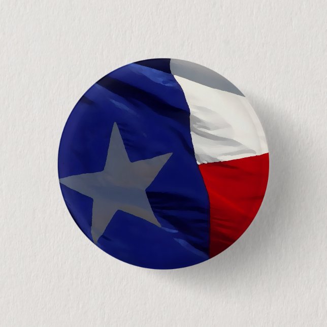 Bóton Redondo 2.54cm Flag of Texas Pop Art (Frente)