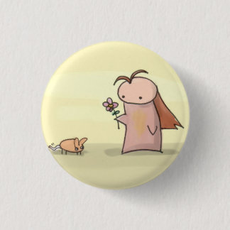 Bóton Redondo 2.54cm flor