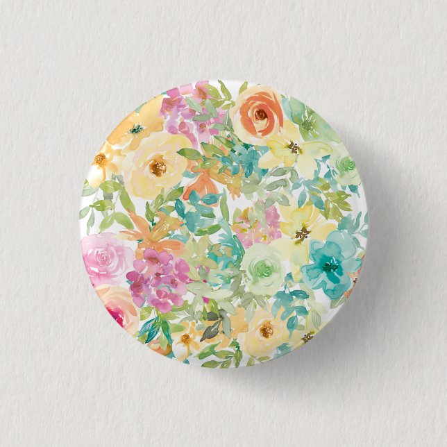 Bóton Redondo 2.54cm Flor Cardíaca Hemorragia (Frente)