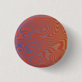 Bóton Redondo 2.54cm Fluxo de Sonho l Padrão Abstrato Trippy - No. 01