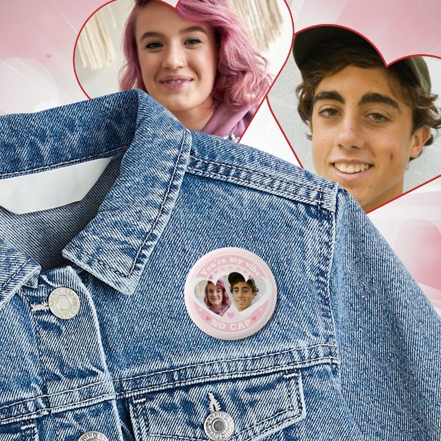 Bóton Redondo 2.54cm Foto de Namorados Personalizados (Criador carregado)