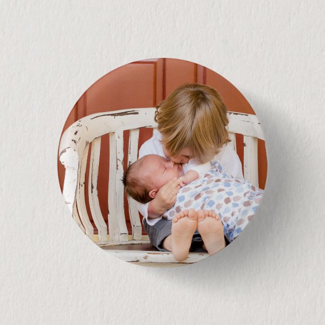 Bóton Redondo 2.54cm Foto Personalizada Custom  (Frente)