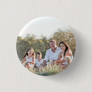 Bóton Redondo 2.54cm Foto personalizada da família