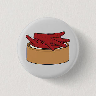 Bóton Redondo 2.54cm Frango de Pés de Quicken Sum Chinês Fênix Claw foi