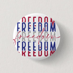 Bóton Redondo 2.54cm Freedom Kamala Harris