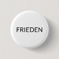 Frieden white black German peace moderno