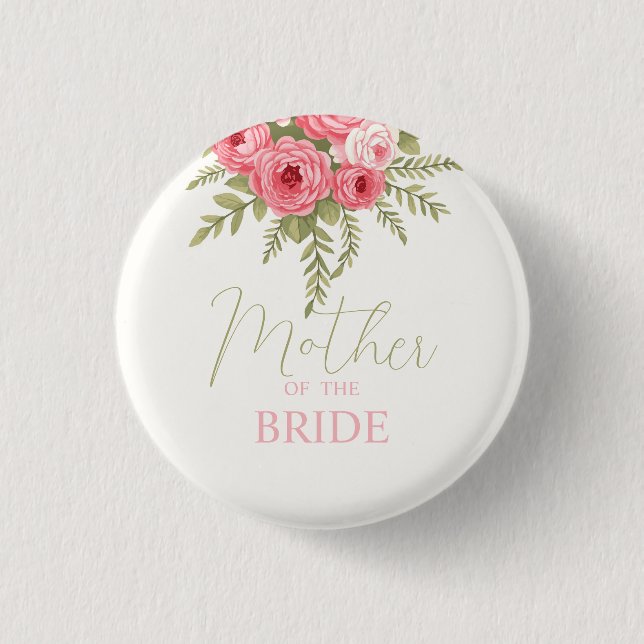 Bóton Redondo 2.54cm Fuchsia Dream (Frente)