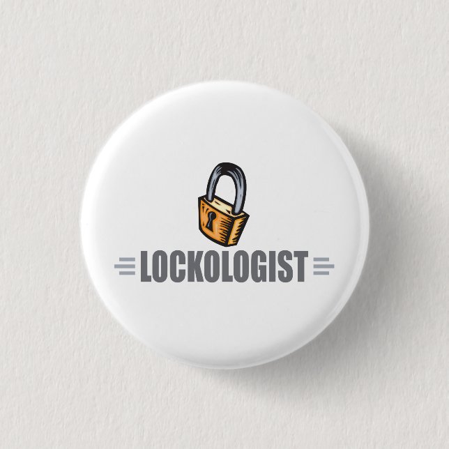 Bóton Redondo 2.54cm Funny Locksmith (Frente)
