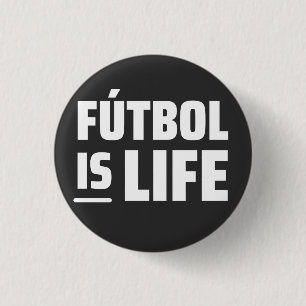 Bóton Redondo 2.54cm futebol é vida, futebol, futebol americano