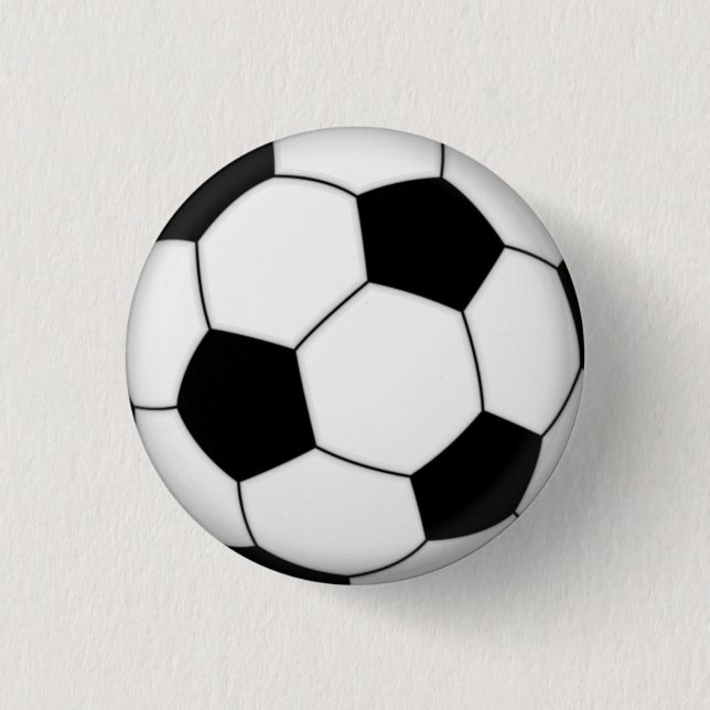 Bóton Redondo 2.54cm Futebol Pin-no botão (Frente)