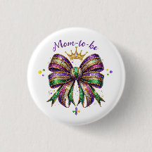 Futura Mamãe de Mardi Gras