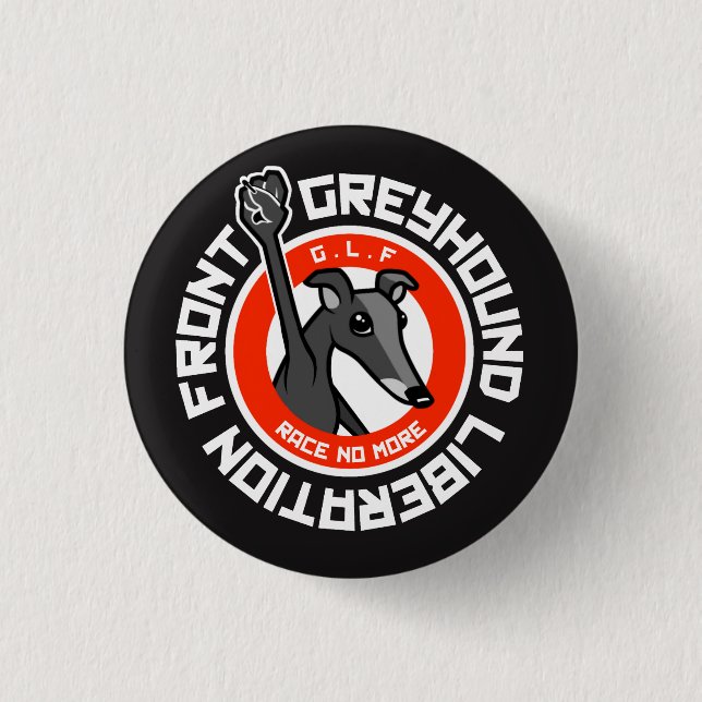 Bóton Redondo 2.54cm G.L.F (escuro) (Frente)