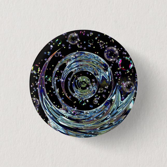 Bóton Redondo 2.54cm Galaxia Veeslia (Frente)