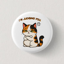 Gato Calico Mal-humorado - Estou a julgar-te