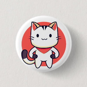 Bóton Redondo 2.54cm Gato, Pet, Animal