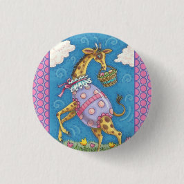 BÓTON REDONDO 2.54CM GIGRAFFE, OVOS LESTE E BOLSAS DE FERIADO FÉRIAS FÉ